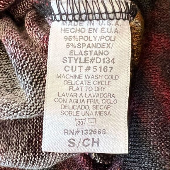 Traciel Brown Dolman Sleeve Top Made in USA - Picture 5 of 6